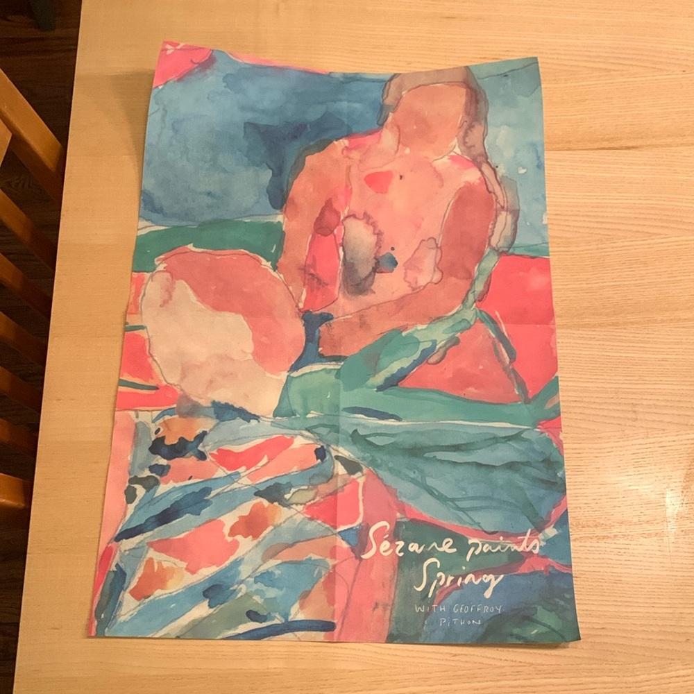 Sezane paints spring print
